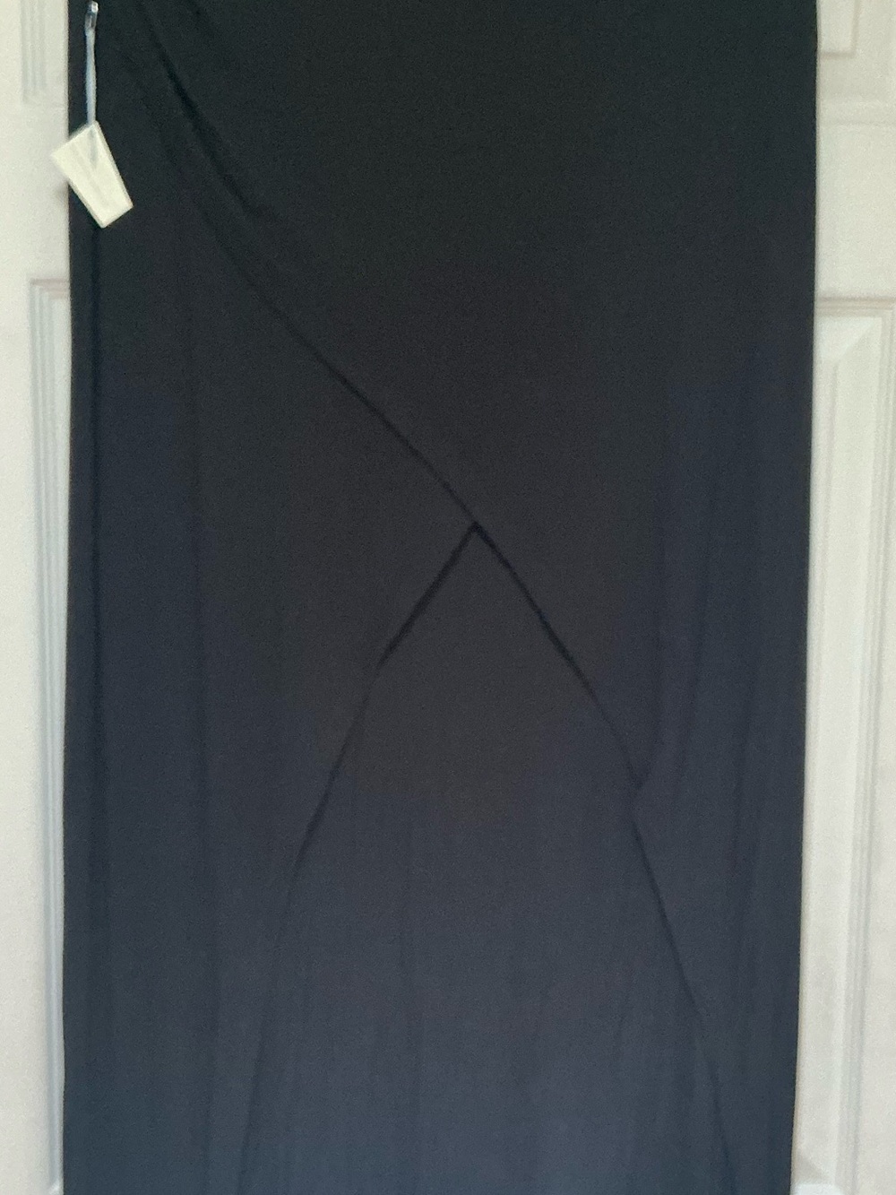 bebe Black High-Low Wrap Skirt